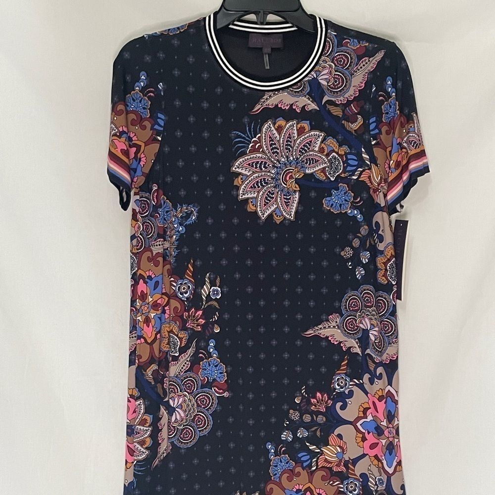 🎉PRICE DROP! Hale Bob Short Sleeve Crew Neck Dress XS